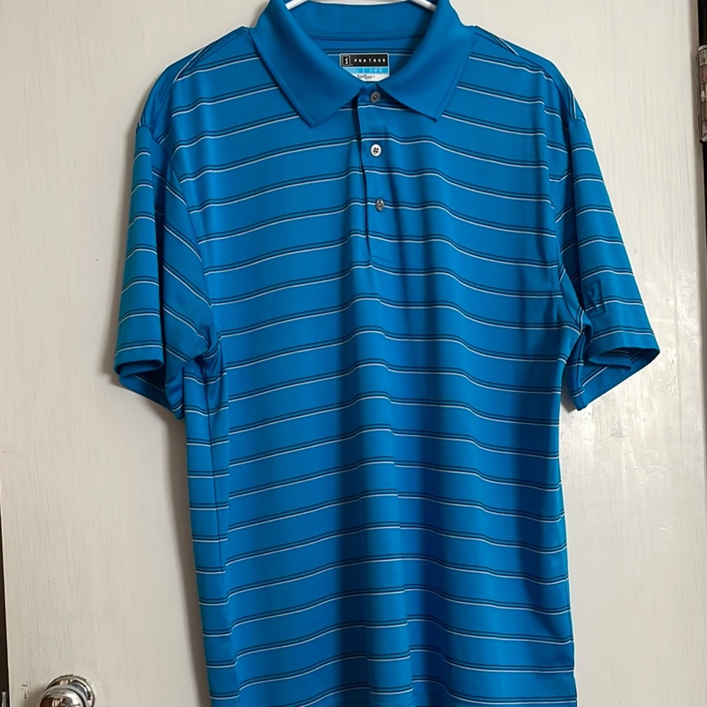 Men’s PGA Tour Vibrant Blue Polo Shirt